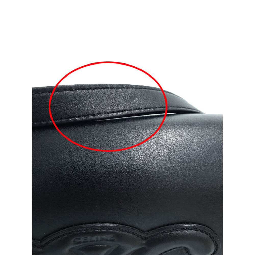 Celine Cuir Triomphe Folco Shoulder Bag - Picture 8 of 9